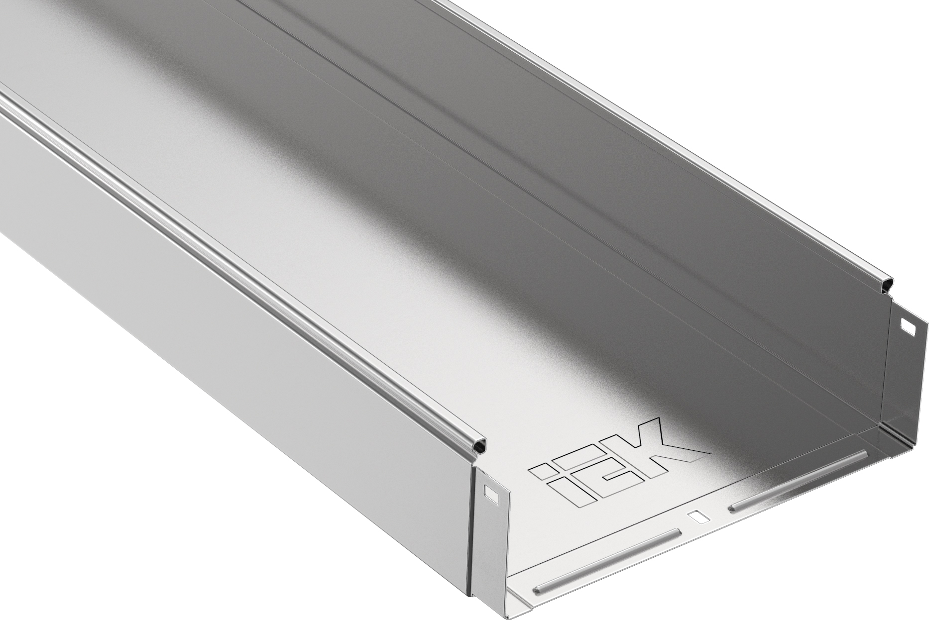 ESCA Лоток неперфорированный 100х200х3000 RAL 9016 CLNK10-100-200-3 IEK