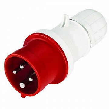 Вилка кабельная IP44 16A 2P+E 230V (упак. 10шт) DIS2131633 DKC