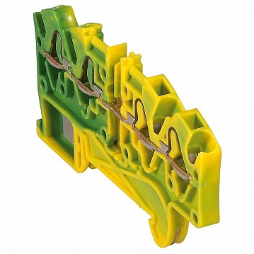 Пружинная клемма для заземления Viking 10 4мм?, желто-зеленый, 037212 037212 Legrand