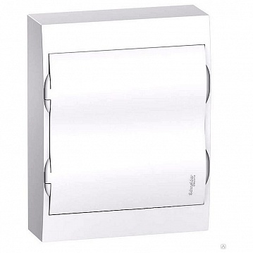 Распределительный шкаф Easy9, 24 мод., IP40, навесной, пластик, белая дверь EZ9E212P2SRU Schneider Electric