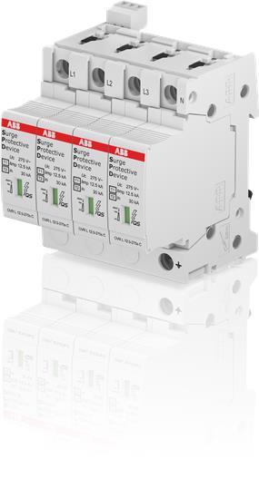Ограничитель перенапряжения УЗИП OVR T1-T2 4L 12.5-275s P TS QS 2CTB815710R1100ABB