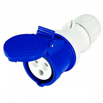 Розетка кабельная IP44 16A 2P+E 230V (упак. 10шт) DIS3131643 DKC