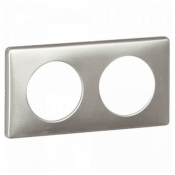 Рамка 2 поста CELIANE DIY, алюминий 696962 Legrand