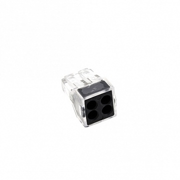 Клемма СМК 773-104 (с пастой), 4 отверстия, 1.0-2.5мм2 (уп.4шт.) plc-smk-104r EKF