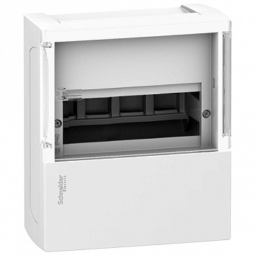 Распределительный шкаф PRAGMA, 4 мод., IP40, навесной, пластик, с клеммами MIP12104S Schneider Electric