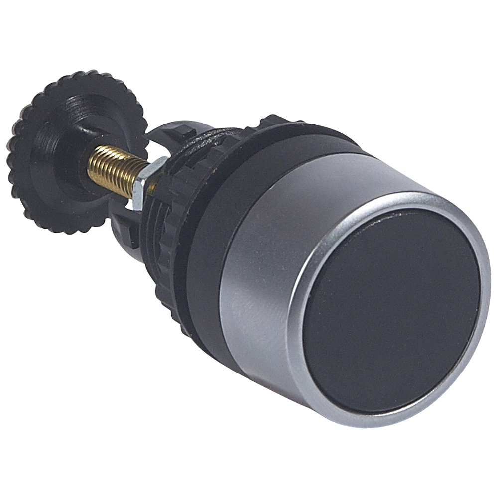 Кнопка с удлиненным штоком для механического сброса - Osmoz - для комплектации - без подсветки - IP 65 - чёрный 023866 Legrand