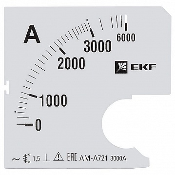 Шкала сменная для A721 3000/5А-1,5 s-a721-3000  EKF