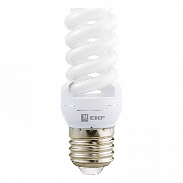 Лампа энергосберегающая FS8-спираль 11W 4000K E27 8000h  Simple FS8-T2-11-840-E27  EKF