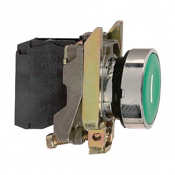 Кнопка Harmony 22 мм² 220В, IP69, Зеленый XB4BA31 Schneider Electric