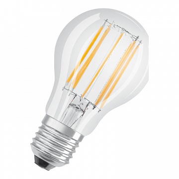 светодиодная лампа PARATHOM CL A 11W (замена 100Вт),филаментная, теплый белый свет(827), прозрачная 4058075817159 OSRAM