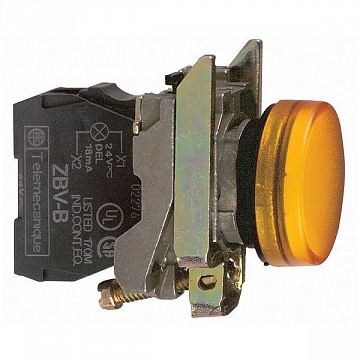 Лампа сигнальная Harmony, 22мм² 24В, AC/DC XB4BVB5EX Schneider Electric