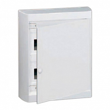 Распределительный шкаф Nedbox, 24 мод., IP40, навесной, пластик, белая дверь, с клеммами 601237 Legrand