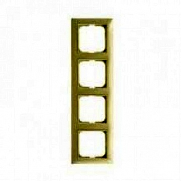Рамка 4 поста BASIC55, слоновая кость 1725-0-1487 ABB