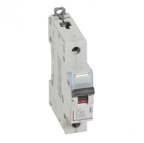 Выключатель автоматический однополюсный DX3 10000 10А C 16кА 409112 Legrand