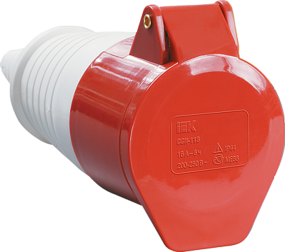 Розетка переносная 1-местный, с заземлением, PSR22-032-4 PSR22-032-4 IEK