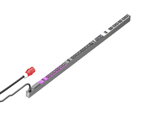 DK PDU metered PLUS 32A/3~ CEE 12xC13/12xC19 1695мм в шкаф высотой >= 1800мм, ZeroU - 2000мм 7979539 Rittal