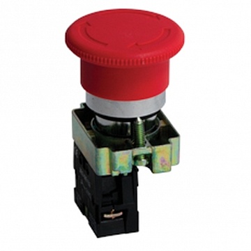 Кнопка 22 мм²  220В, IP40,  Красный xb2-bs542  EKF