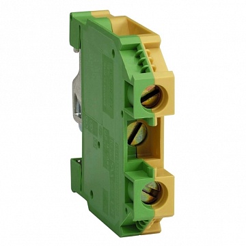 Клемма для заземления с винтовым зажимом 4мм?, желто-зеленый, AB1TP435U AB1TP435U Schneider Electric