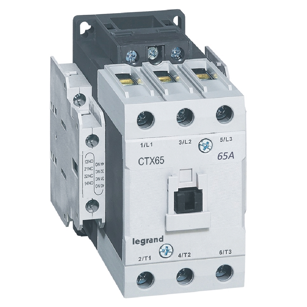 Контактор CTX³ 65 3P 65A (AC-3) 2но2нз ~24В 416170 Legrand
