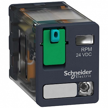 Реле 2CO светодиод 24В постоянного тока RPM22BD Schneider Electric