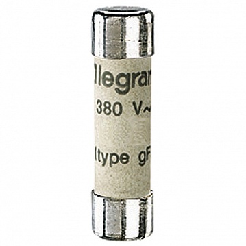Промышленный цилиндрический предохранитель - тип gG - 8,5x31,5 мм² - без индикатора - 1 A 012301 Legrand