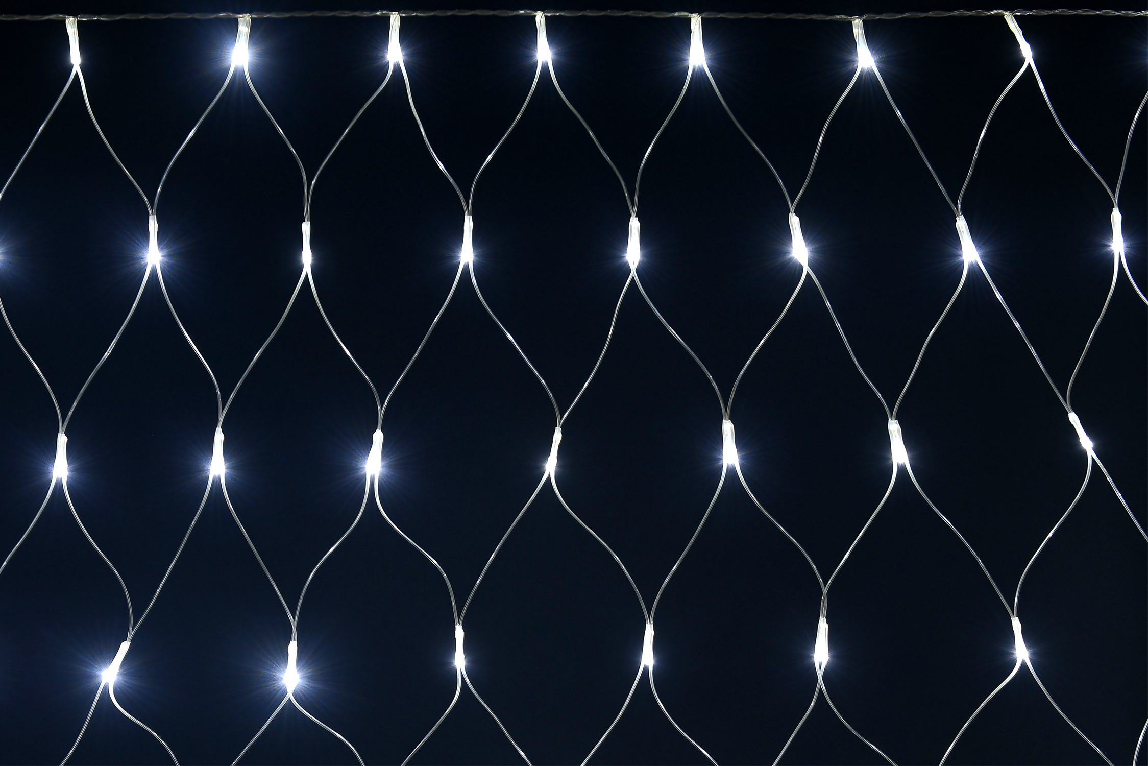 LIGHTING Гирлянда сеть 1,5х1,5м 160 светодиодов белый свет IP20 прозрачный шнур 3м 230В контроллер 8 сцен LGDB410-2-160-L1-T-S-44 IEK