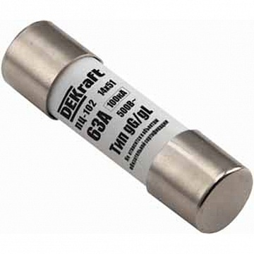 Предохранитель цилиндрич. 63A 14x51 ПЦ-102 21382DEK DEKraft