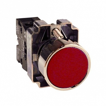 Кнопка 22 мм²  220В, IP40,  Красный xb2-ba42  EKF