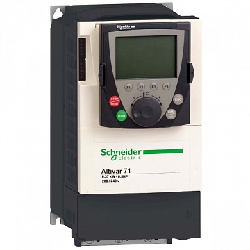 Преобразователь частоты ATV71 240 В 1,5КВТ с покр ATV71HU15M3S337 Schneider Electric