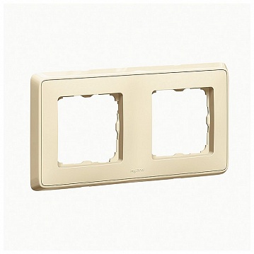 Рамка 2 поста CARIVA, слоновая кость 773752 Legrand