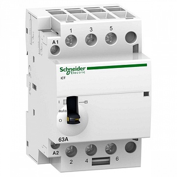 Модульный контактор iCT 3P 40А 400/240В AC A9C21843 Schneider Electric