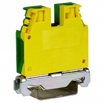Клемма для заземления с винтовым зажимом DKC Quadro 10мм?, желто-зеленый, ZTO510 ZTO510 DKC