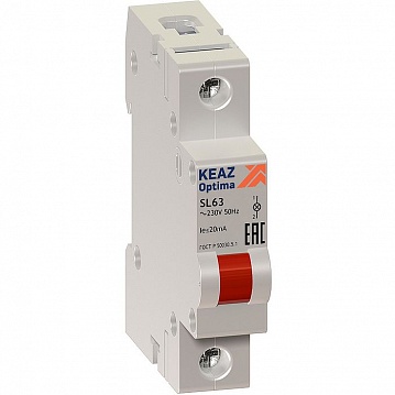 Лампа сигнальная OptiDin SL63-W-110AC-УХЛ3 138623 КЭАЗ