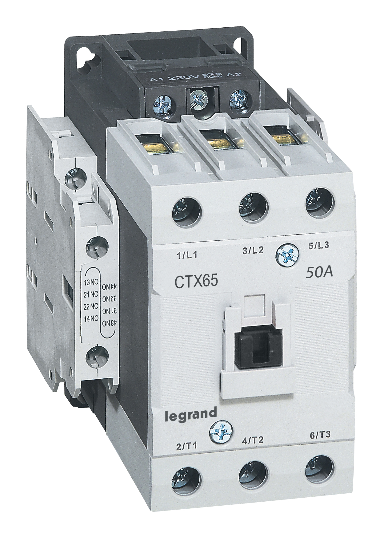 Контактор CTX³ 65 3P 50A (AC-3) 2но2нз ~24В 416150 Legrand