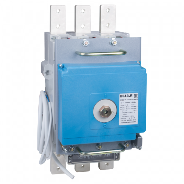 Выключатель автоматический ВА55-41-335230-1000А-690AC-НР400AC-ПЭ230AC-УХЛ3 253028 КЭАЗ