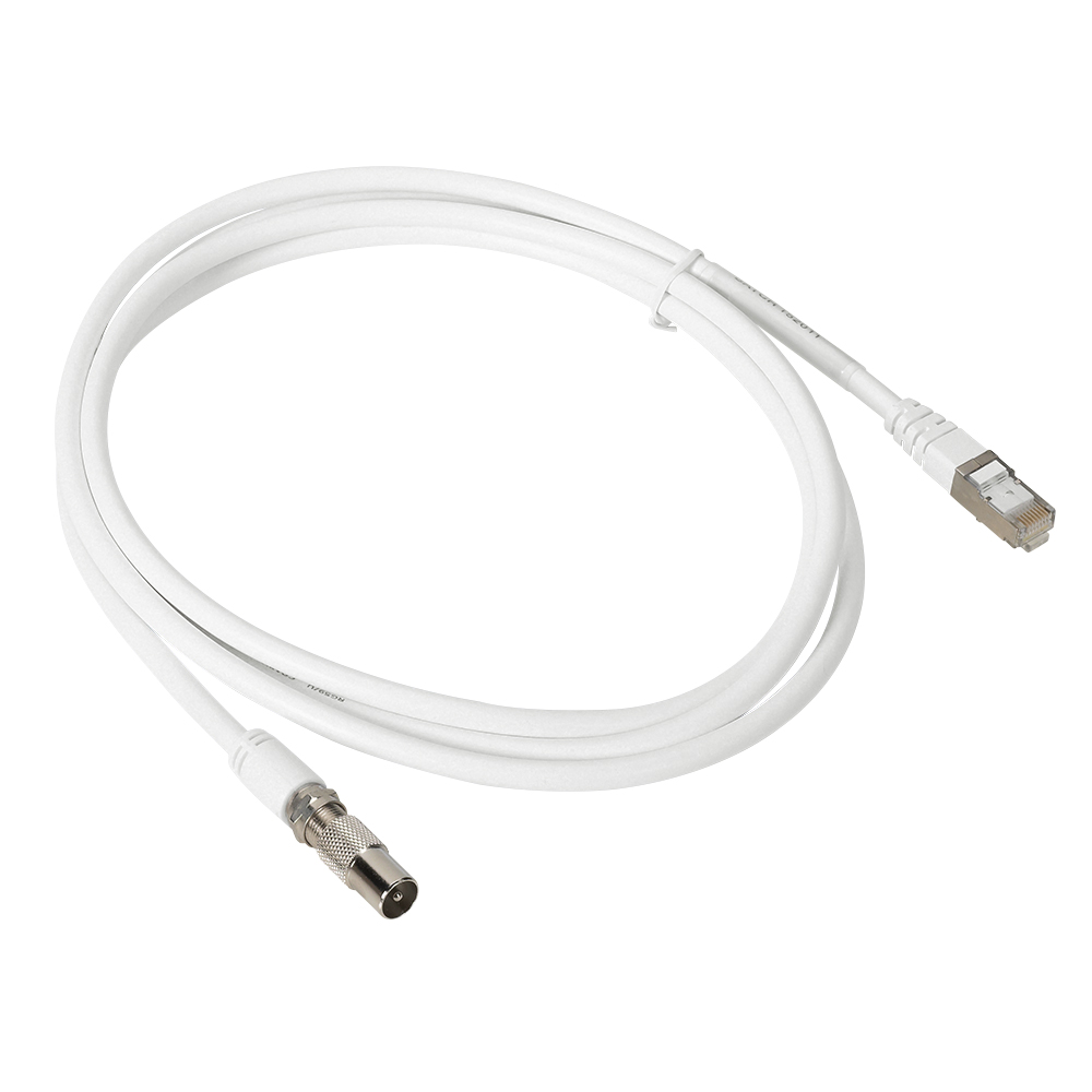 Шнур-переходник: RJ45 - F Разъём (коаксиальный), 2 метра 413040 Legrand