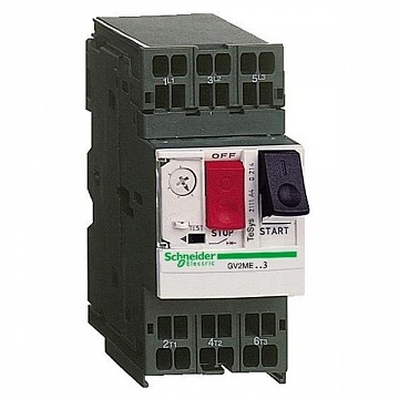 Силовой автомат для защиты электродвигателя TeSys GV2 18А 3P GV2ME203 Schneider Electric