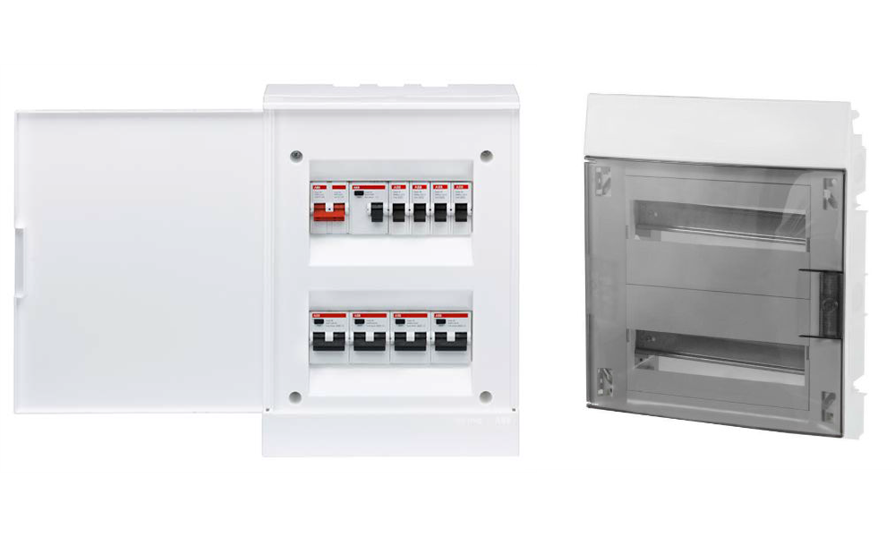 Электрощиток встраиваемый для 1-комнатной квартиры, ввод 40А тип ЩКВпд1-1/40-a ABB