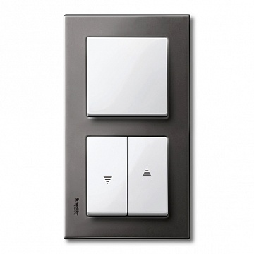 Рамка 2 поста MERTEN M-ELEGANCE, серый родий MTN403214 Schneider Electric