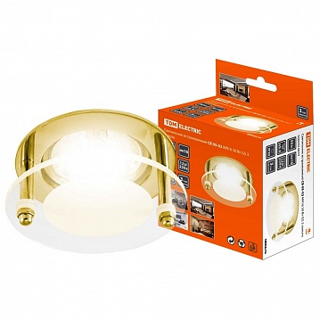 Светильник встраиваемый СВ 05-02 MR16 50Вт G5.3 золото SQ0359-0019 TDM