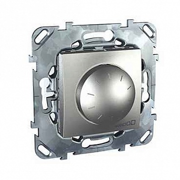 Светорегулятор поворотный UNICA TOP, 400 Вт, алюминий MGU5.511.30ZD Schneider Electric