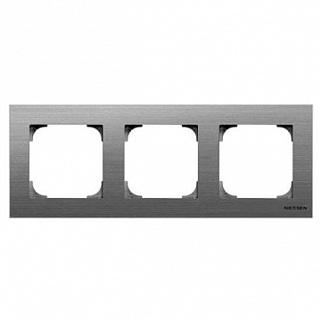 Рамка 3 поста SKY, нержавеющая сталь 2CLA857300A1401 ABB