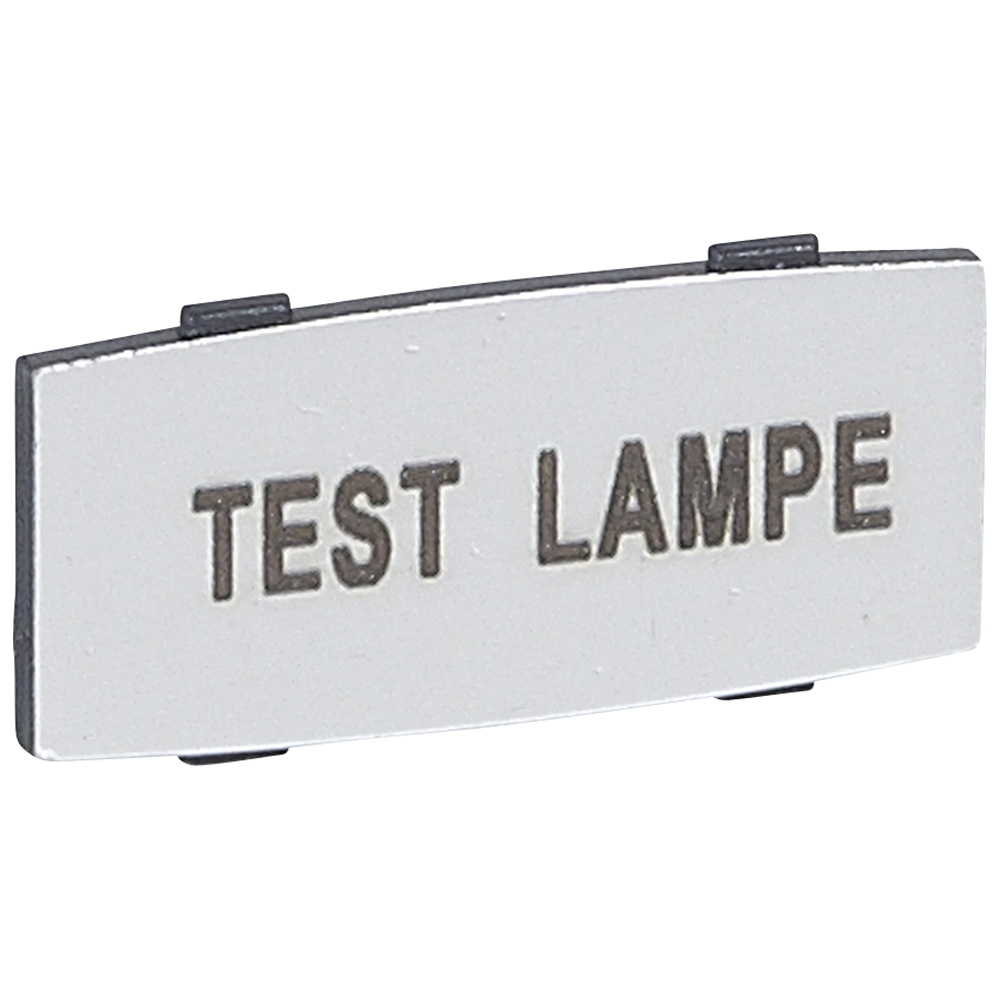Osmoz вставк. узкая алюм. ""TEST LAMPE" надпись 024345 Legrand