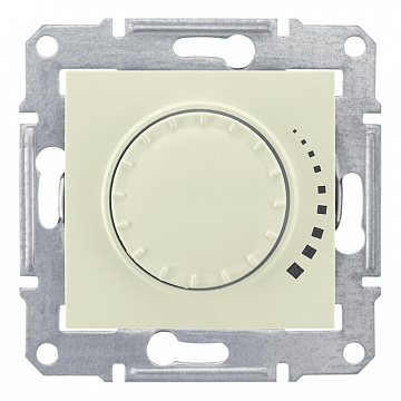 Светорегулятор поворотно-нажимной SEDNA, 500 Вт, бежевый SDN2200547 Schneider Electric