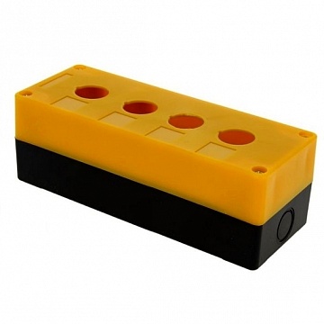 Корпус КП104 пластиковый 4 кнопки желтый cpb-104-o EKF