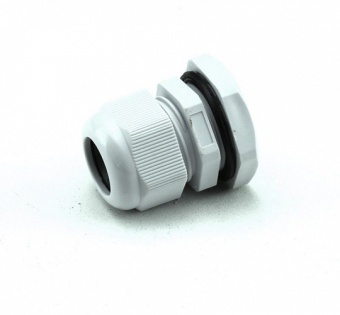 Сальник MG 25 пластик (12-15мм) IP68 серый (zeta30903)