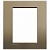 Рамка 3+3 модуля LIVING LIGHT, коричневый шелк LNA4826SQ Bticino