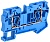 Клемма пружинная КПИ 2в-6 57А синяя YZN11-006-K07 IEK