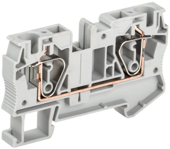 Клемма пружинная КПИ 2в-6 57А серая YZN11-006-K03 IEK