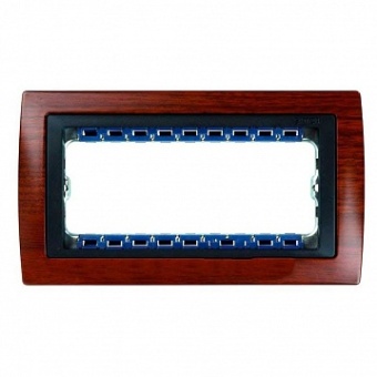 Рамка 8 узких модулей 82, вишня 82885-61 Simon
